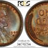 1909-S VDB Cent MS65BN PCGS CAC Glorious, Lustrous Blue-Tinged Key Date