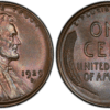 1929-D Cent MS66BN PCGS, Pop 1/0 Extreme Condition-Color Rarity, Ex: 'Abe's Coloring Book'