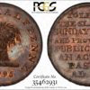 Great Britain 1795 Halfpenny Token Middlesex, Dennis, DH-297c Bakers-Sunday Baking MS64BN PCGS.