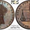 Great Britain (ND) Halfpenny Token, Gloucestershire, Badminton, Sheaf-Balance DH-48 MS64BN PCGS
