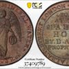 Great Britain ND (ca 1790) Halfpenny Token, Wiltshire, Holt, Herald-Arnot Spa DH-3 MS63BN PCGS