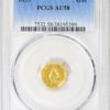 1855 Type Two Indian Princess Gold One Dollar, Elusive Type, AU58 PCGS