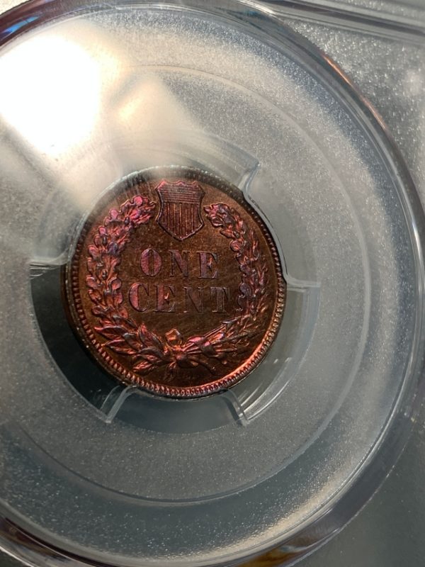 1882 Indian Cent, 'Pristine Purple Proof' PR66BN PCGS