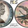 British Virgin Islands $1 Silver 1974-FM PR68DCAM PCGS Magnificent Frigatebird