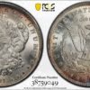 1891-CC Morgan Dollar MS63 PCGS, Nicely Toned VAM-3 'Spitting Eagle'