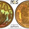 South Africa 1992 20 Cents PR67RB PCGS Pop 3/0 Outrageously Gorgeous