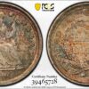 Lovely Toned 1856 Half Dime MS62 PCGS, Great Type Coin