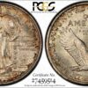 1917-D Type One Standing Liberty Quarter MS63FH PCGS 'Confetti' Toned