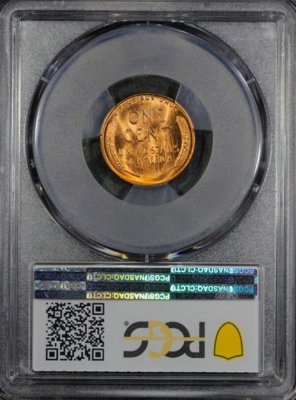 1955-S Cent, Fiery Red-Yellow Die-Polished MS66RB PCGS