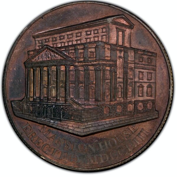 Great Britain 1790 Penny Conder Token Middlesex Kempson Mansion House Promissory Penny DH-43 MS63BN PCGS