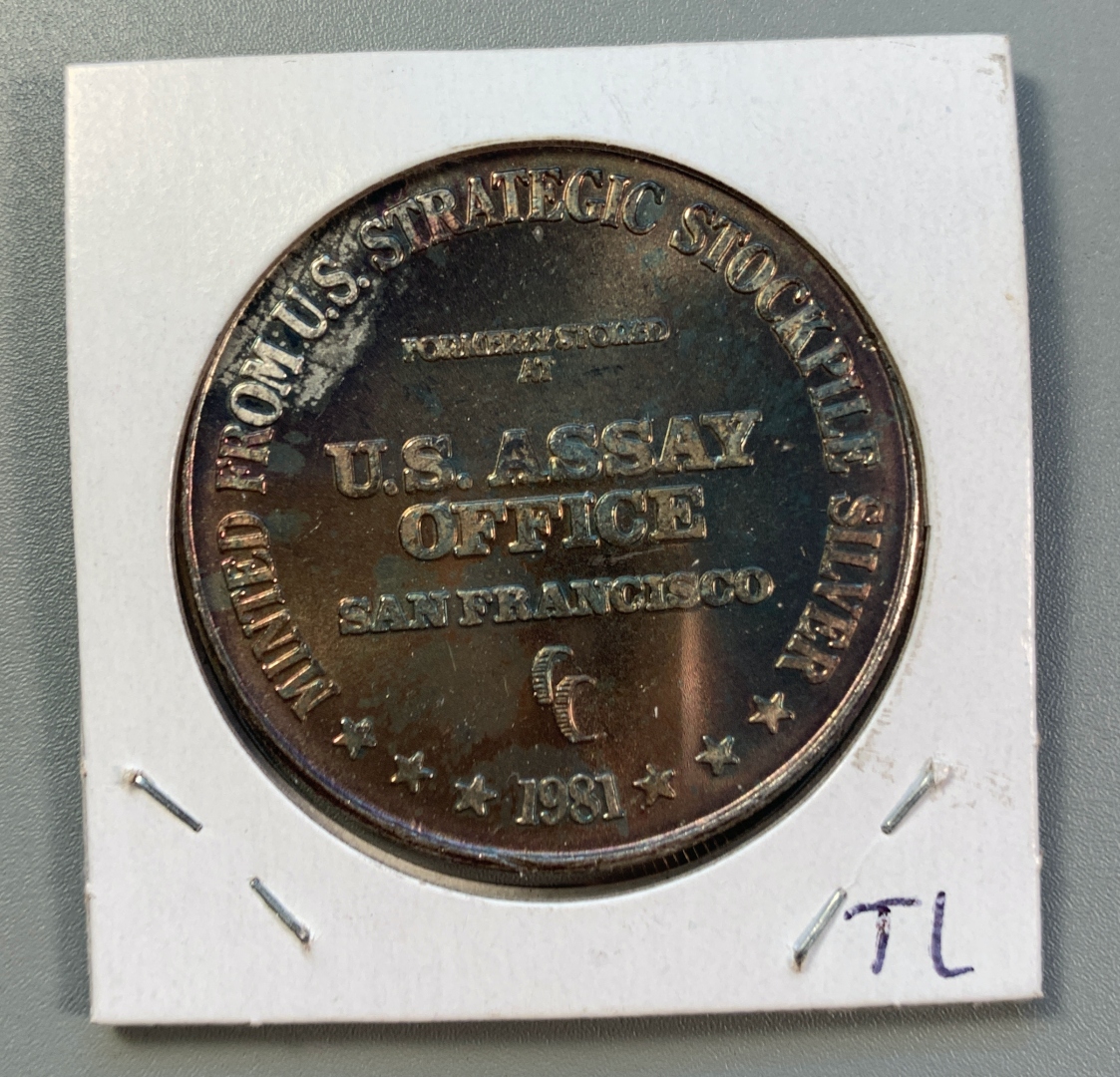 1981 San Francisco U.S. Assay Office Silver Round - VDB Coins
