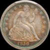 1856-O Dime Repunched Date Fortin-104 XF45 PCGS