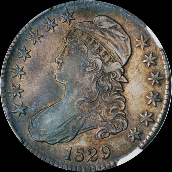 1829 Small Letters Capped Bust Half O-105 XF45 NGC
