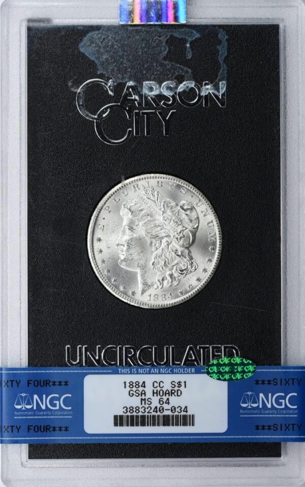 1884-CC GSA Morgan Dollar MS64 NGC CAC