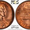 1959 Lincoln Memorial Cent MS66RD PCGS