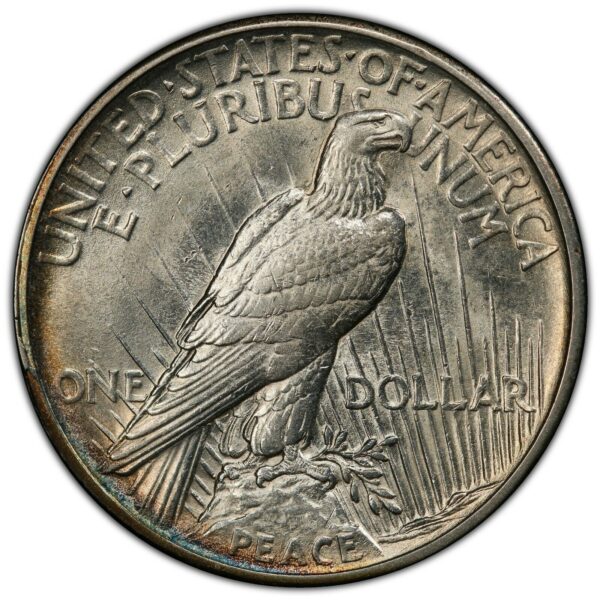 1921 Peace Dollar AU58 PCGS