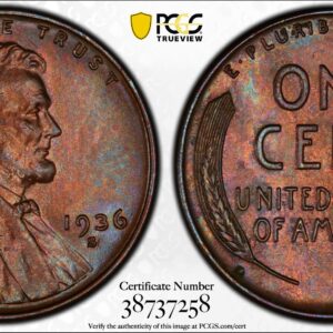 1936-S Lincoln Cent MS64BN PCGS