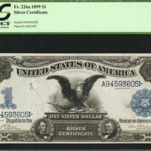 Fr. 226a $1 1899 Silver Certificate 'Black Eagle' MS63 PCGS
