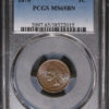 1870 Indian Cent, Snow-11, MS65BN PCGS