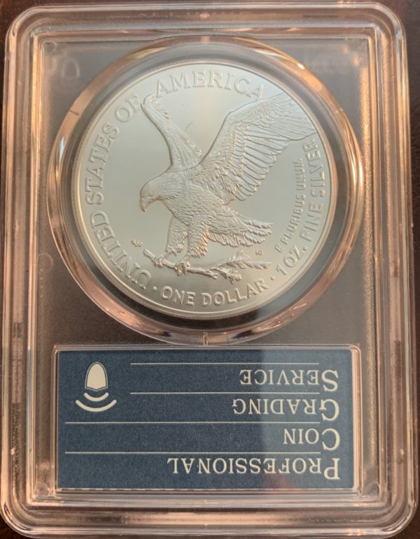 2021 Type 2 American Silver Eagle MS70 PCGS Retro OGH Holder