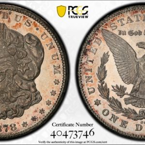 1878-CC Morgan Dollar VAM-11 Wing Lines MS63 PCGS