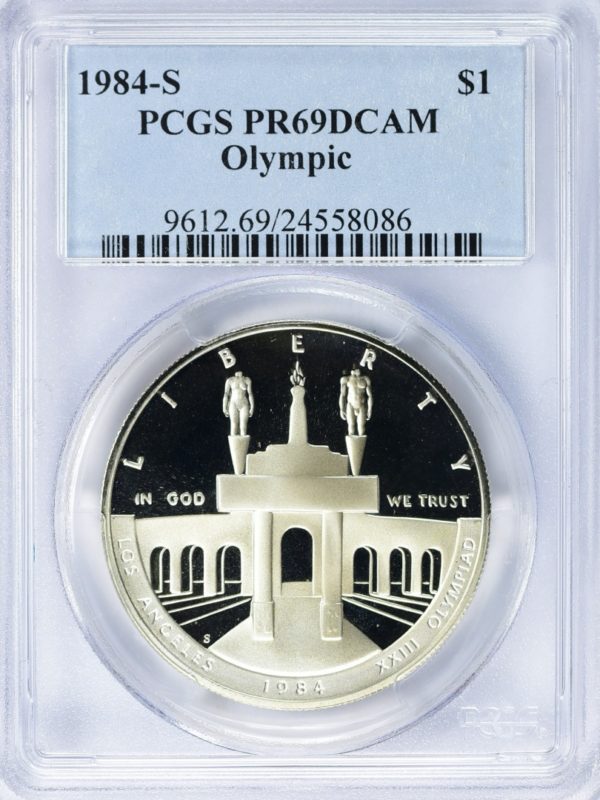 1984-S Olympic Silver Dollar PR69DCAM PCGS