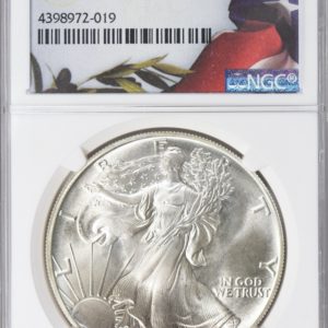 1986 American Silver Eagle MS69 NGC