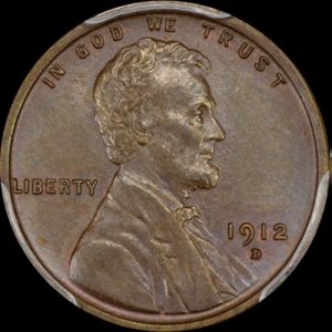 1912-D Lincoln Cent MS65BN PCGS