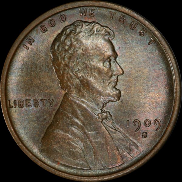 1909-S VDB Lincoln Cent MS65BN PCGS CAC