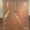 1907 Bronze Lincoln Plaque Designed by Victor D. Brenner