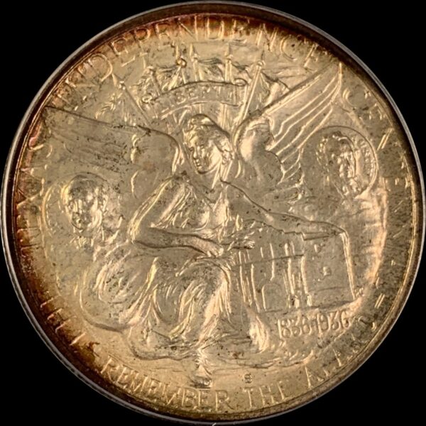 1937-S Texas Centennial Commemorative Half Dollar, MS67 PCGS CAC